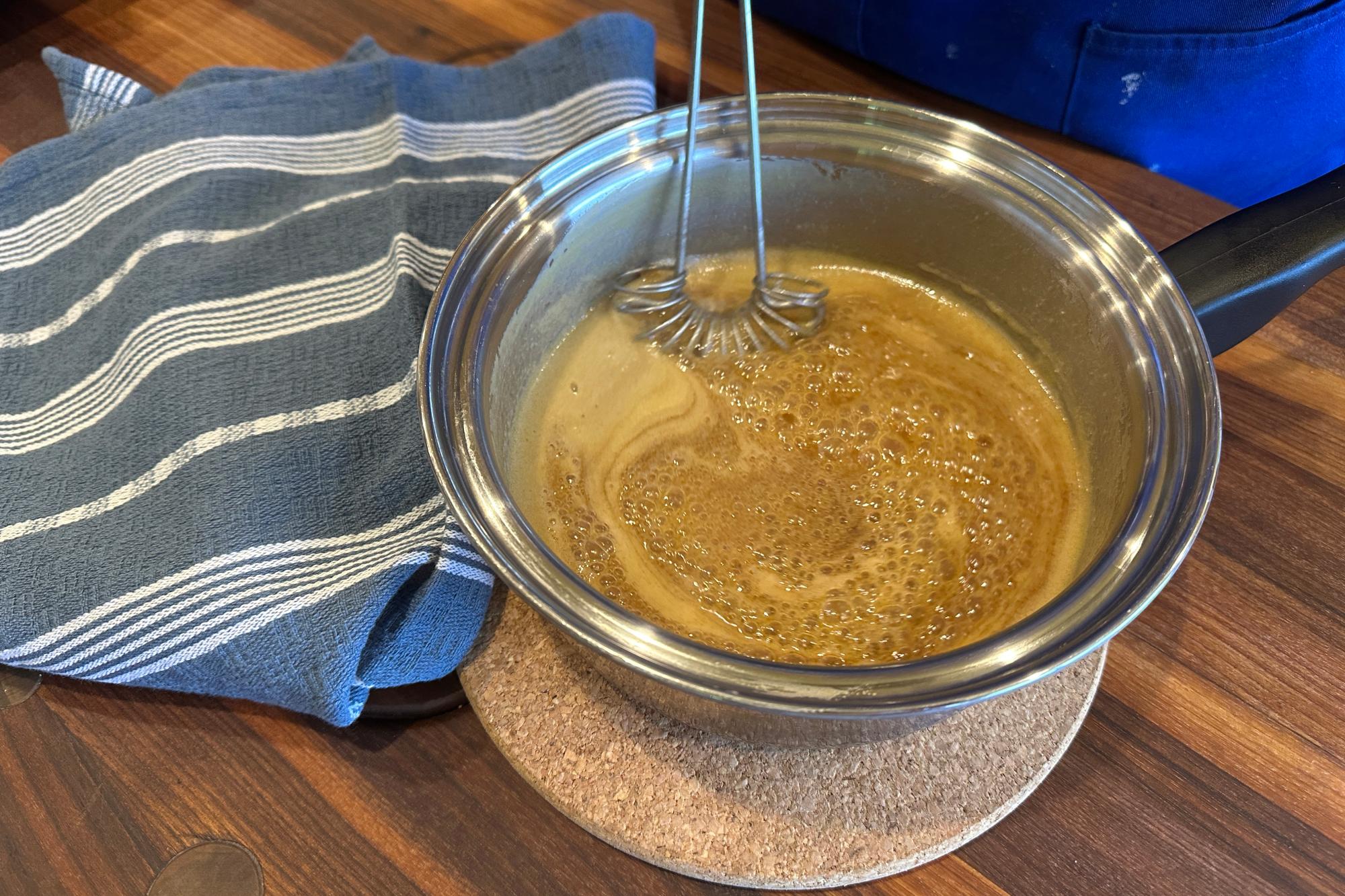 Ssing a Mix-Stir, whisk in the vanilla.