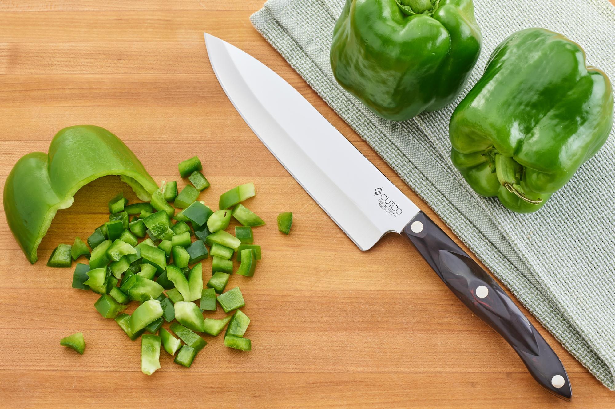 Diced green pepper