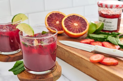 Sparkling Sunrise Mocktail