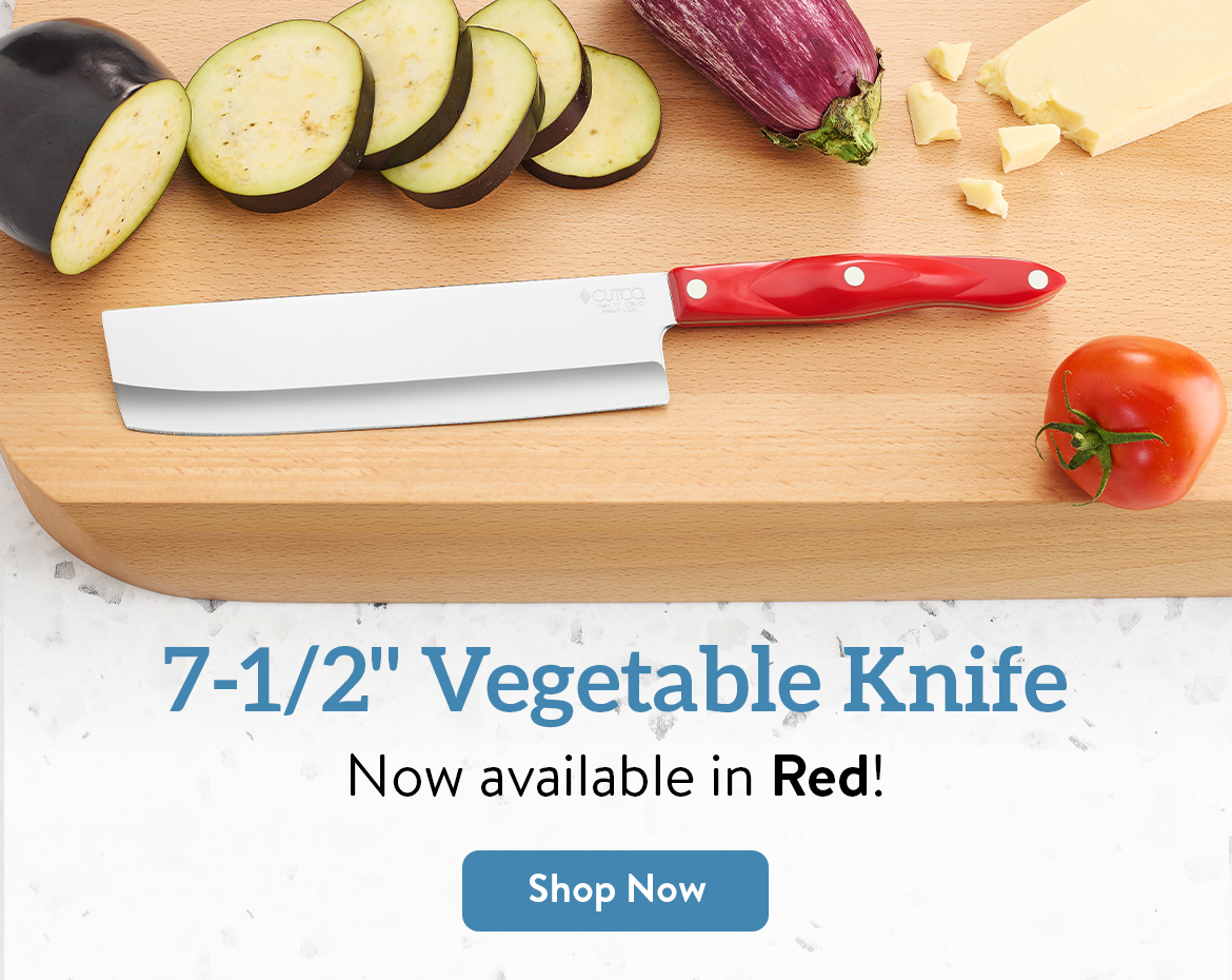 Red Vegetable Knife