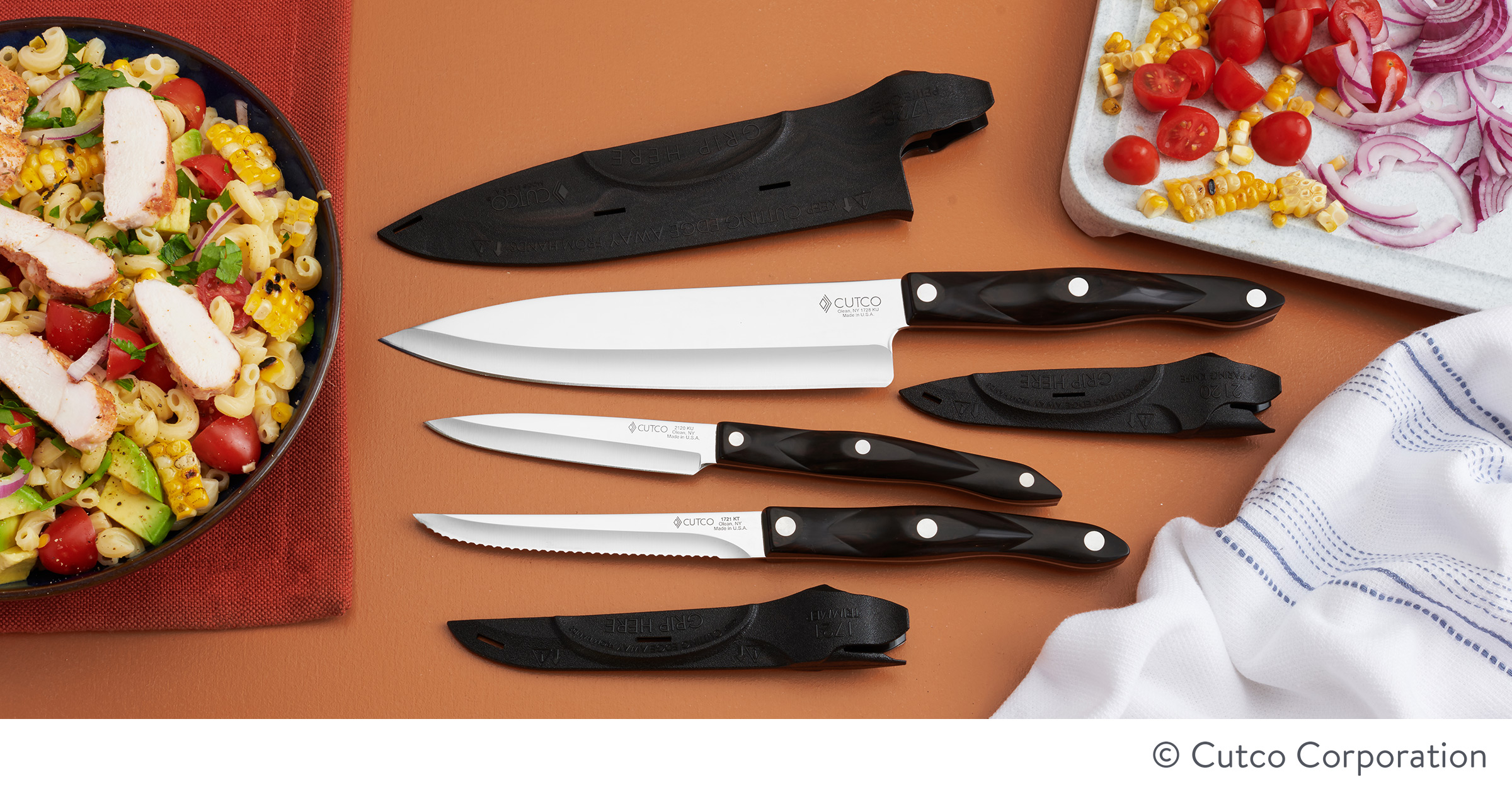 Kitchen Knife Combos w/Sheaths by Cutco