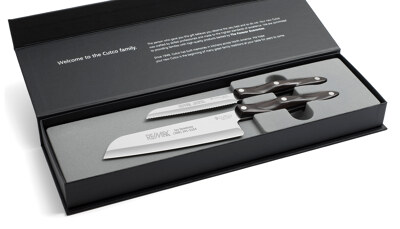 2 Products in Gift Box - Santoku-Style Trimmer, 7" Santoku,