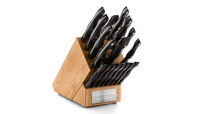  Cutco 1748RP Homemaker + 8, Wood 18-Slot Kitchen Knife Block,  Cherry: Home & Kitchen