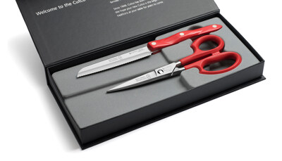 2 Products in Gift Box - Super Shears, Santoku-Style Trimmer,