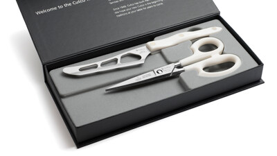 2 Products in Gift Box - Traditional Cheese Knife, Super Shears,