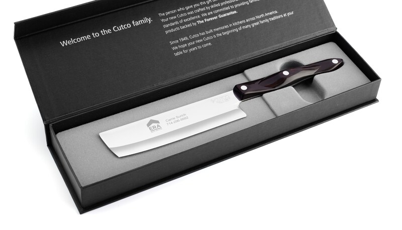 Closeup of 6" Vegetable Knife in handle option C