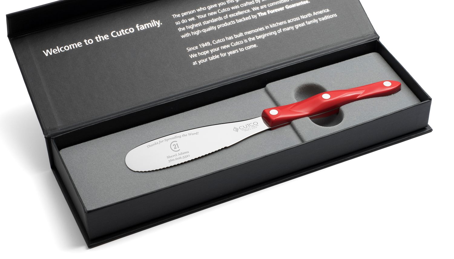 Spatula Spreader in Deluxe Gift Box Cutco Closing Gifts