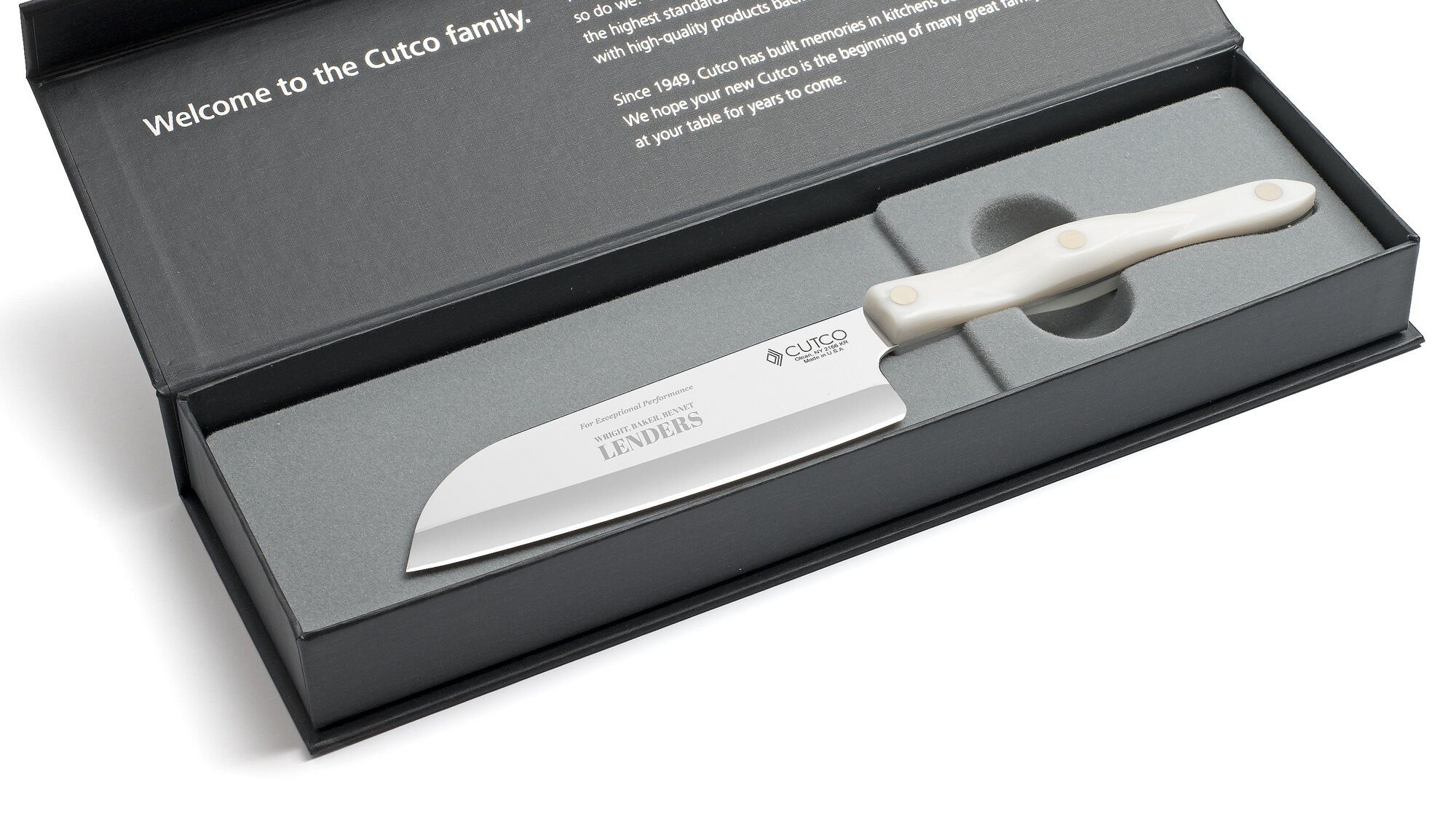 2 Products - 5" Petite Santoku Product in Deluxe Gift Box