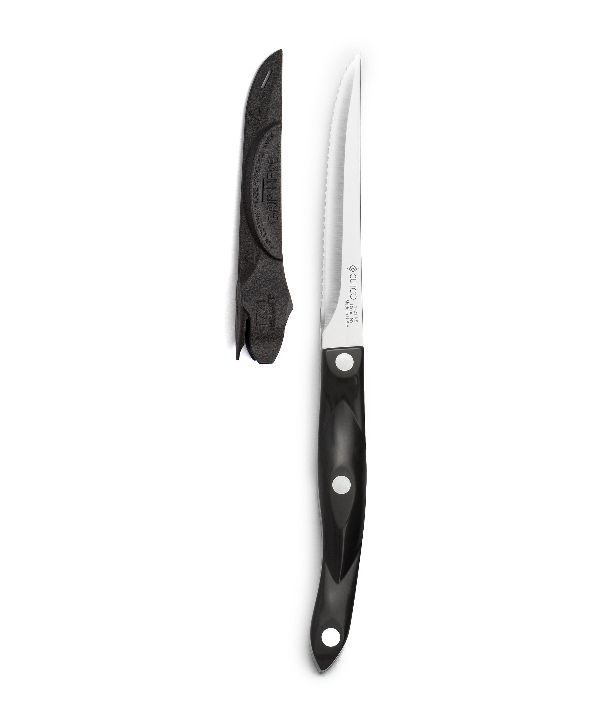 Mavin  Cutco Trimmer Knife 1721 JI Serrated 5 Blade Classic Dark Brown  Handle