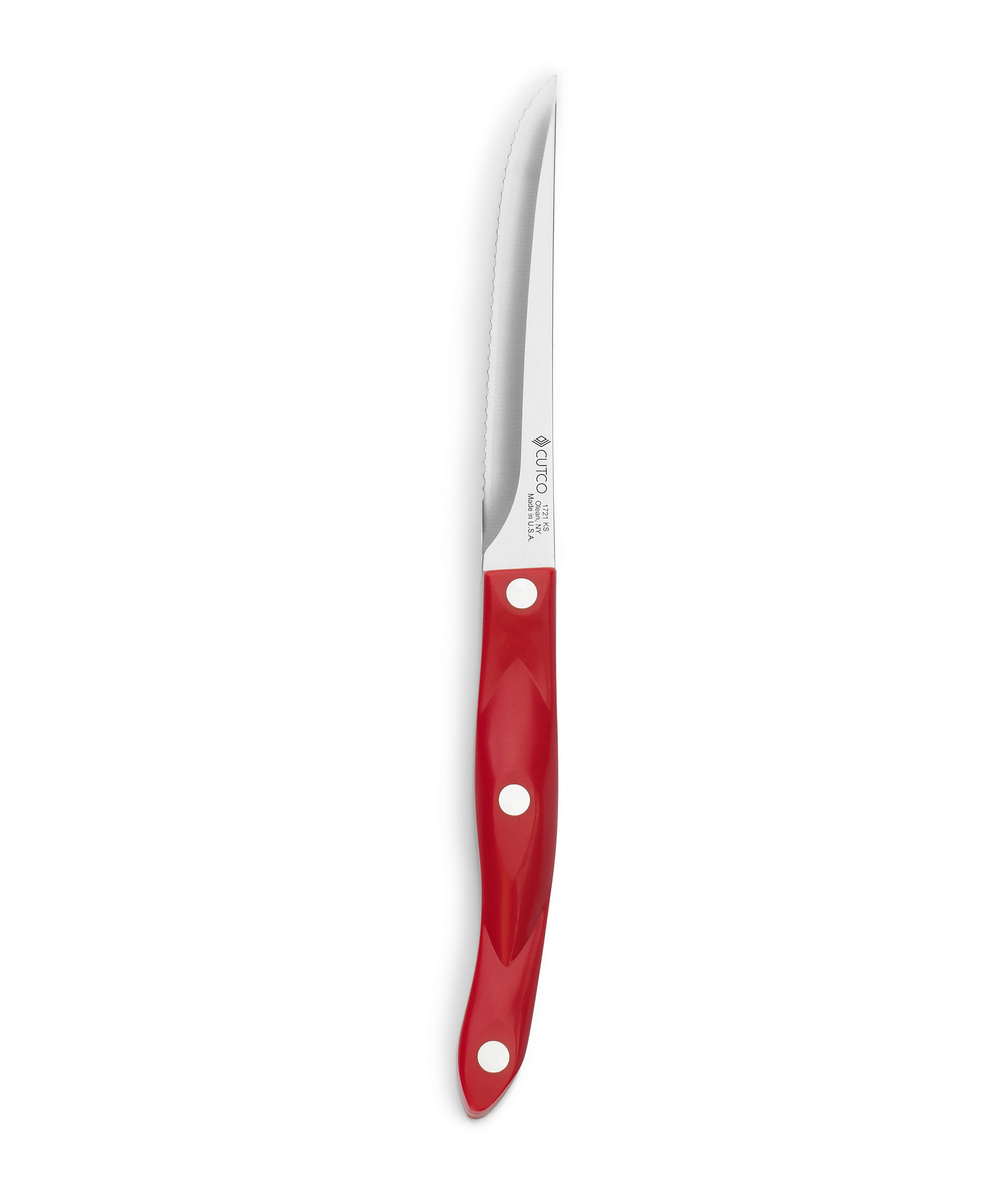 Cutco 1722 14” Butcher Knife with 8” Blade~ Brown Swirl Handle~ Nice!