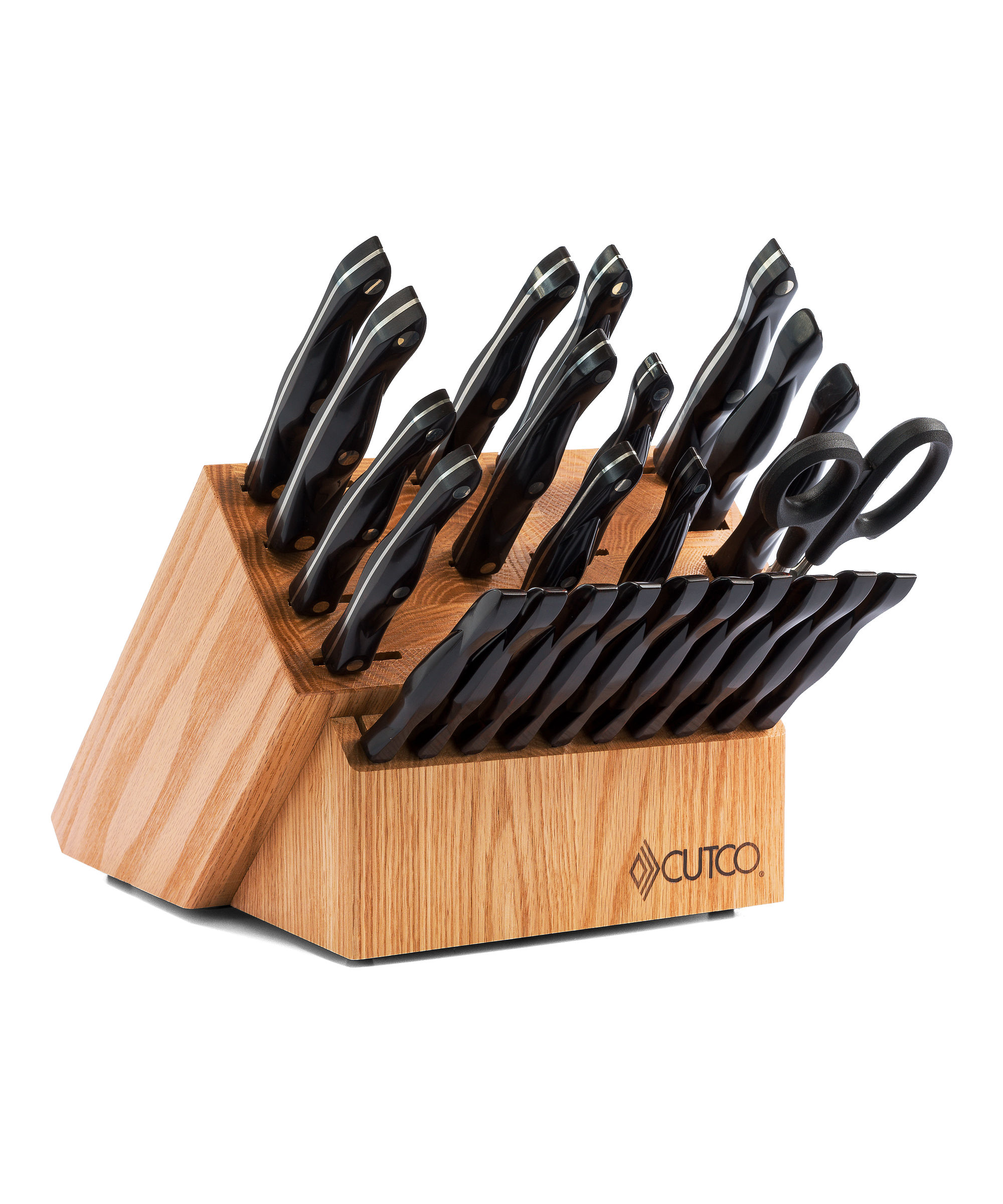 Galley + 6 Set with Block | 15 Pieces | Knife Block Sets by Cutco