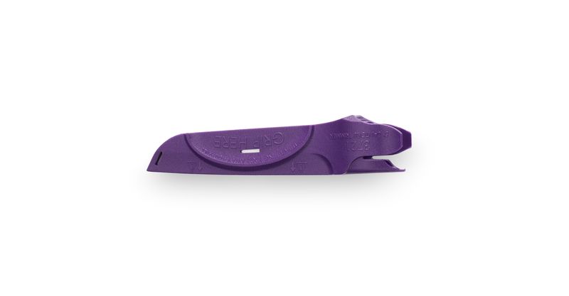 Purple Santoku-Style Trimmer Sheath