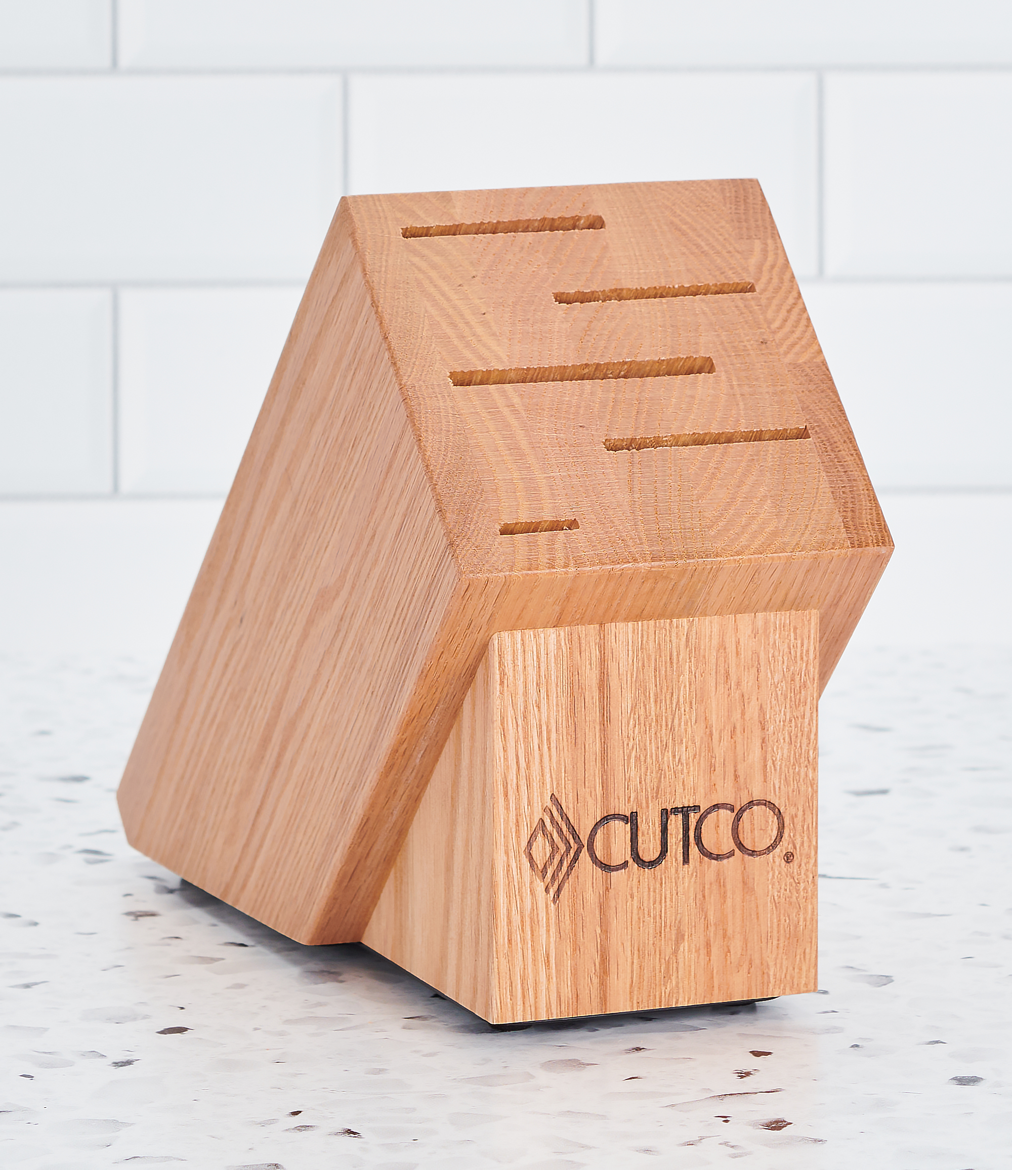 Gourmet Set Block (5-Slot) | Wood Knife Storage by Cutco