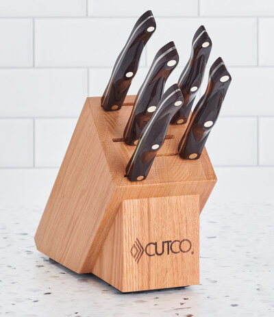 Cutco No.1022 8 Butcher Brown Swirl Handle Knife – Jubilee Thrift