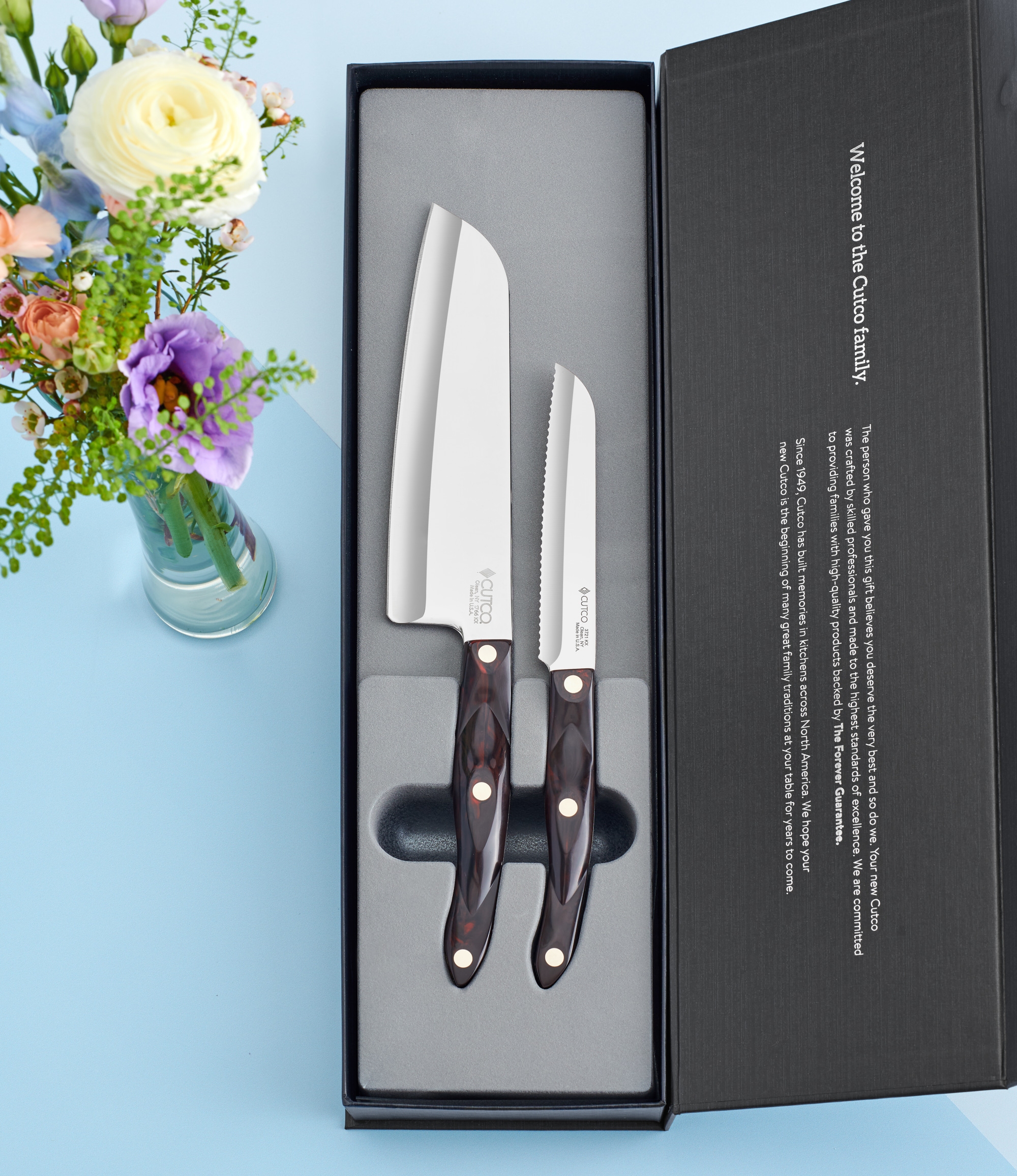 Santoku-Style Cook's Combo | 2 Pieces | Gift-Boxed Knife
