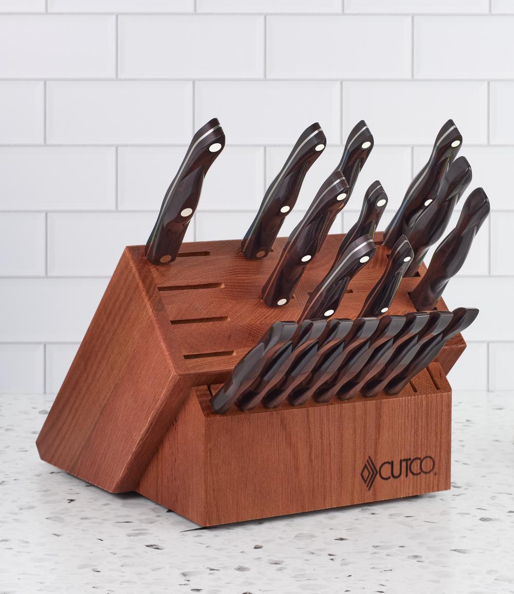CUTCO Homemaker + 8 Table Knives with Signature Block Upgrade