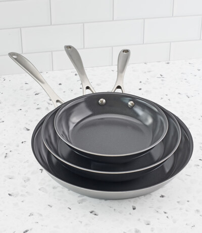 3-Piece Nonstick Fry Pan Set