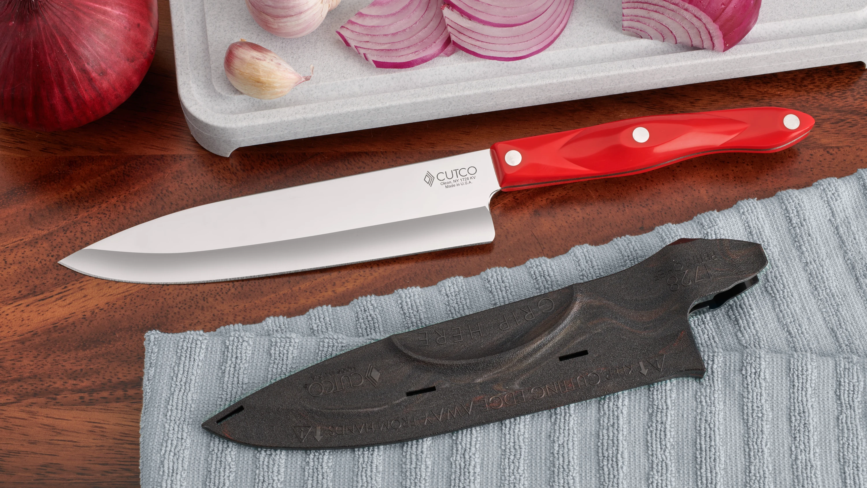 Time limit of 50% discount CUTCO 1728 KD PETITE CHEF KNIFE 7 5/8'' BLADE  MADE IN USA, cutco chef knives