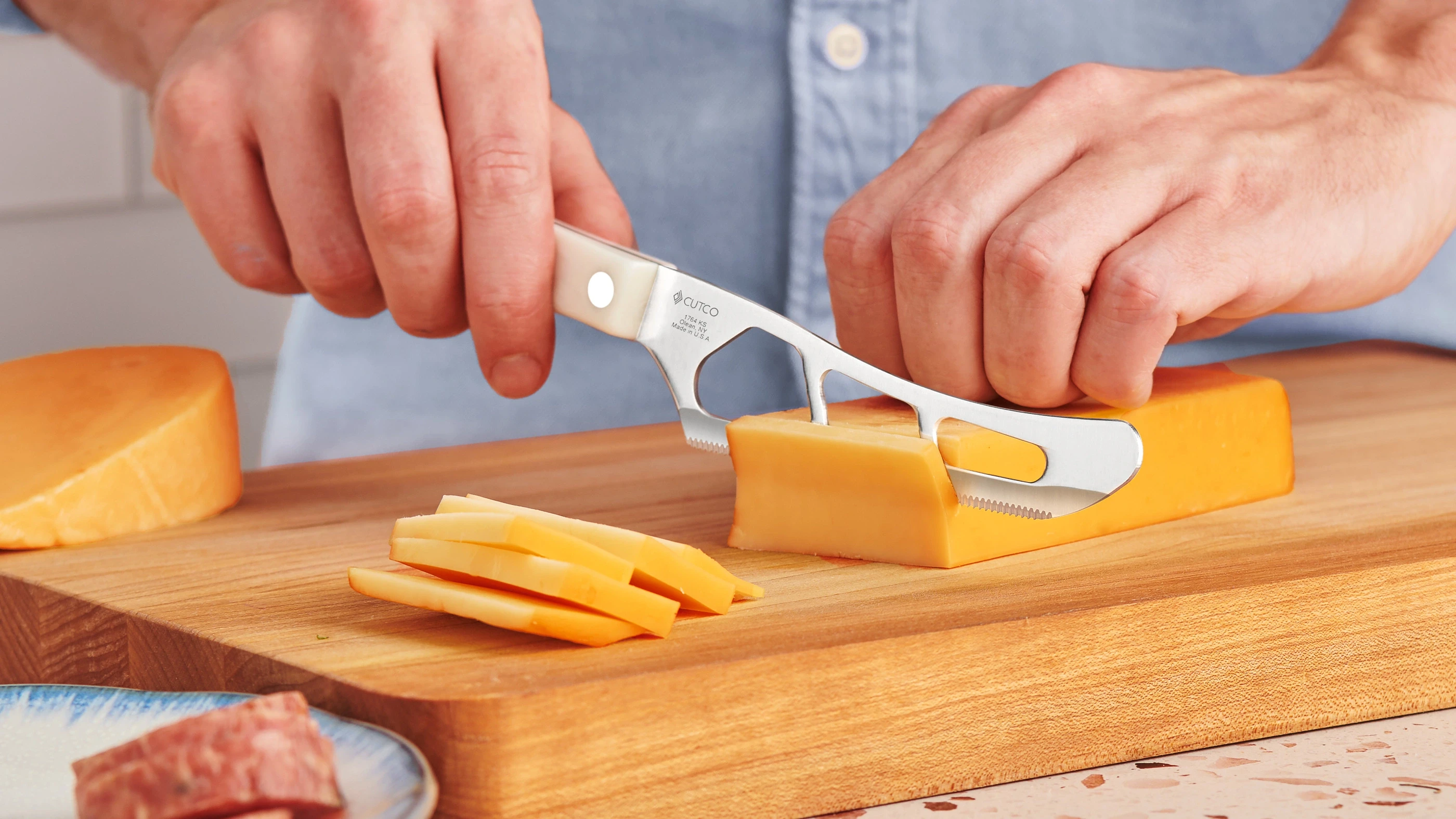 Model 1764 CUTCO Traditional Cheese Knives with 5.5 Micro-D serrated edge