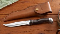 Hunting Knife With Sheath In Gift Box (Straight Edge)
