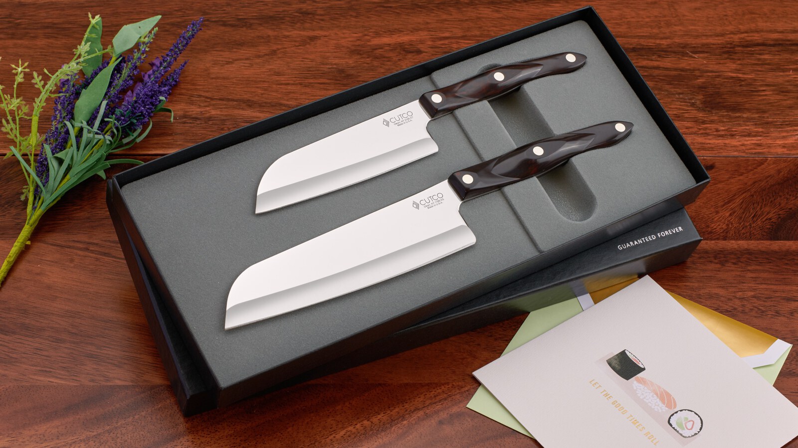 2-Pc. Santoku Knife Set In Gift Box