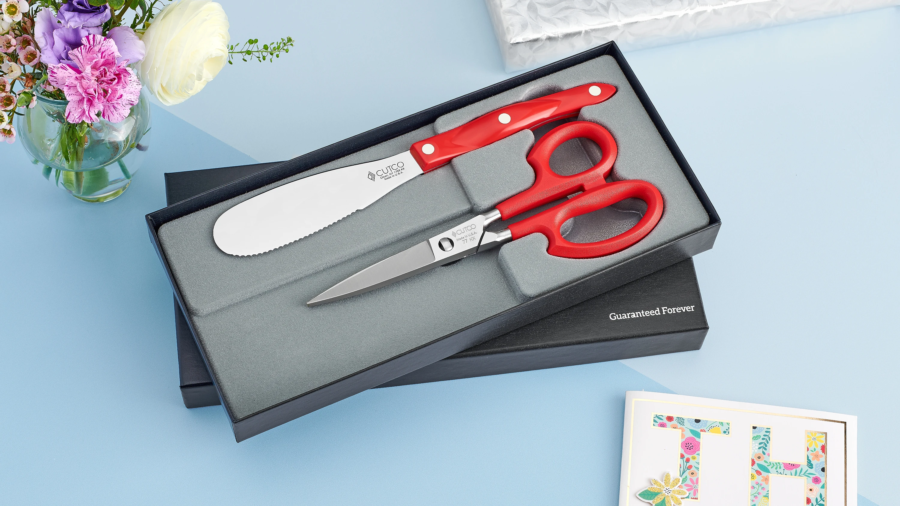 Entertainer Pack, 4 Pieces, Gift-Boxed Knife Sets by Cutco