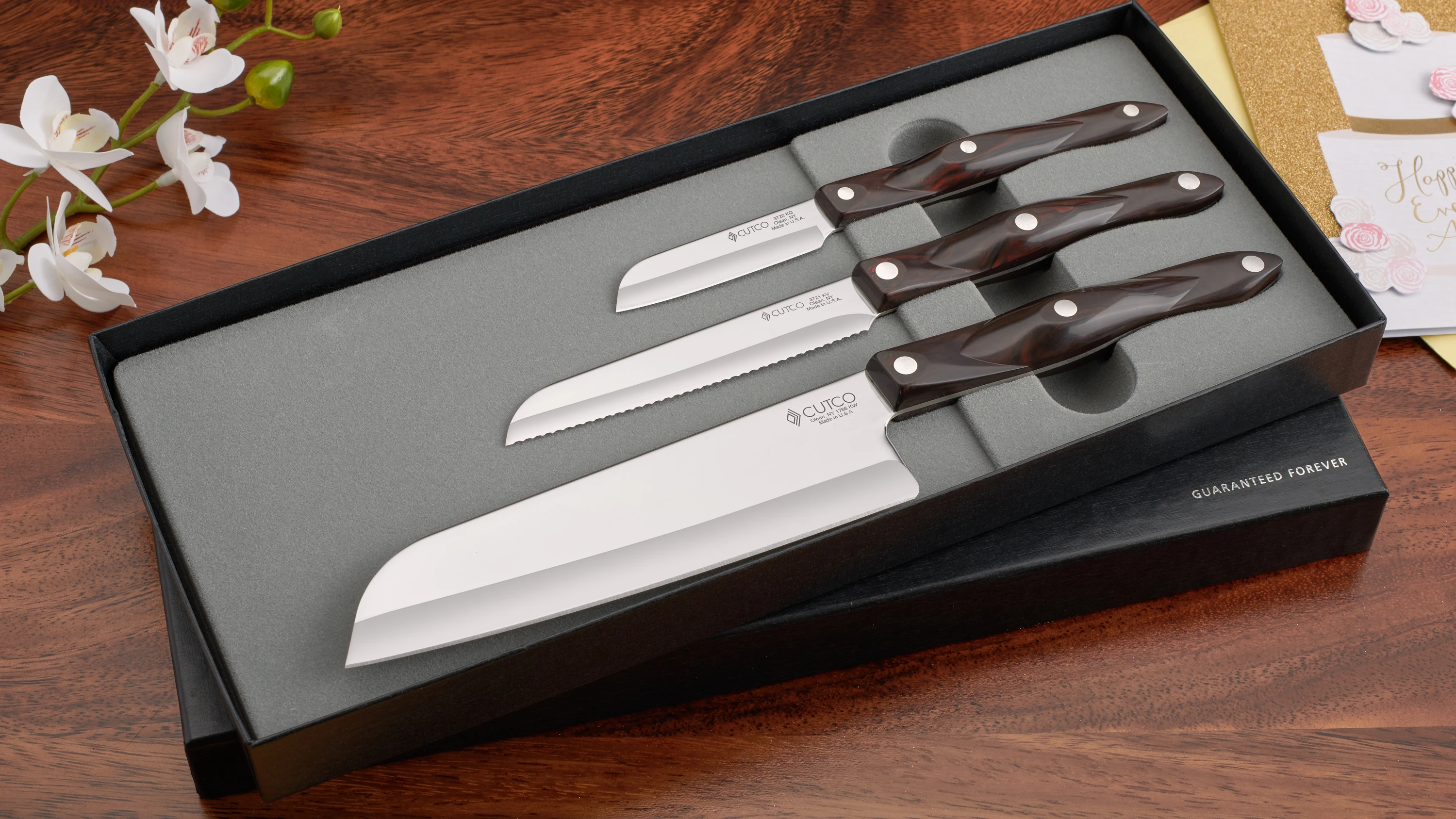 Kitchen Classics, 3 Pieces, Gift-Boxed Knife Sets by Cutco