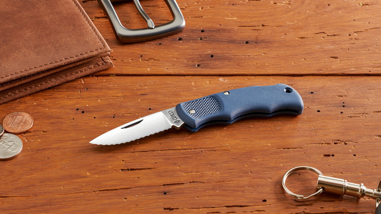 Pocket Knife In Gift Box (Double-D® Edge)