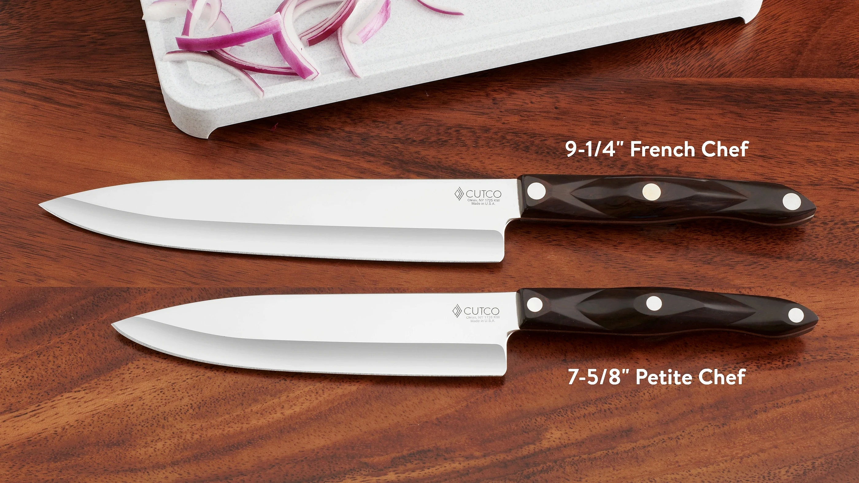 Cutco French Chef Homemaker + 8 Classic Knife Set with Oak Block