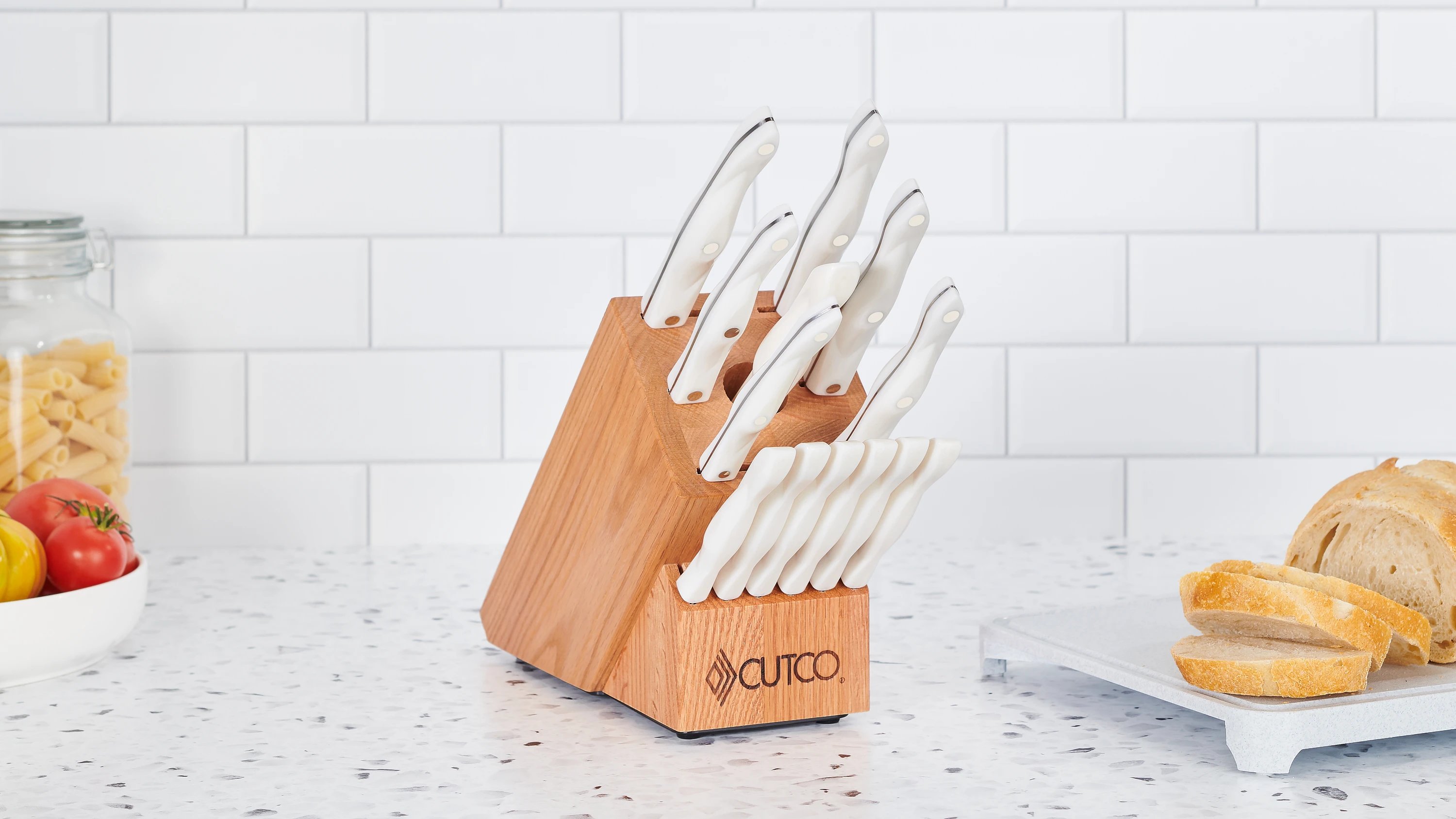 Galley + 6 Set with Block | 15 Pieces | Knife Block Sets by Cutco