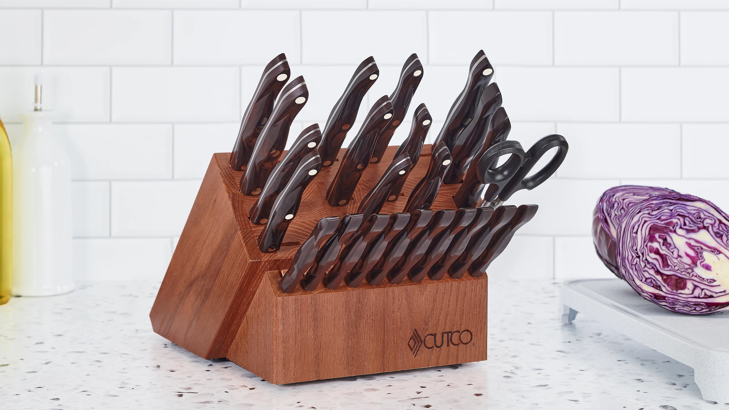Santoku-Style Signature Set with Block | 29 Pieces | Knife Block