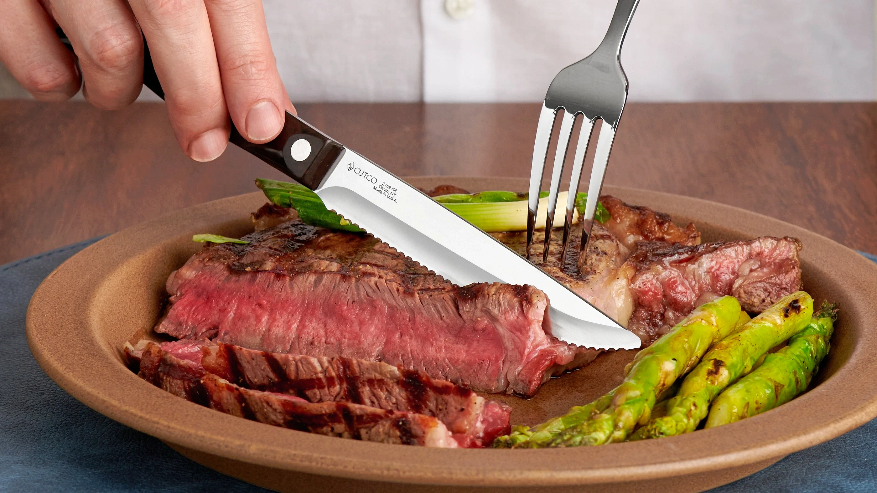 Forever Sharp 4 Piece Gourmet Steak Knife Set Kitchen Flatware Utensils