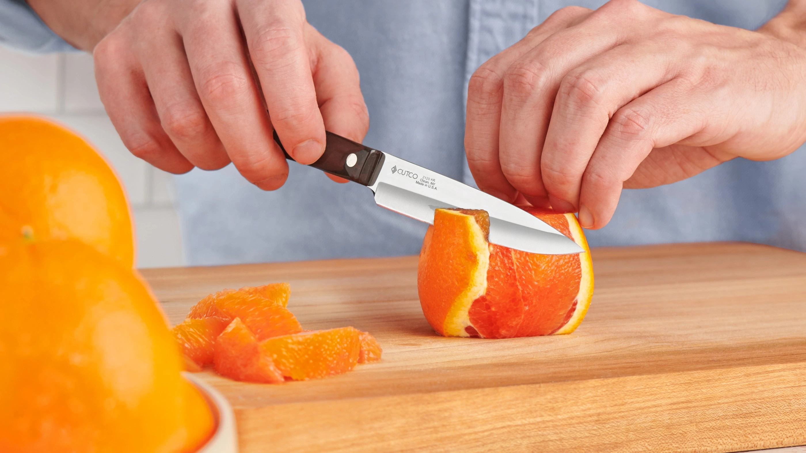 Cutco Knives With Micro Fiber Polishing Cloth. 2-Pc. Super Shears (77) & 4  Gourmet Paring Knife (4720) Combo