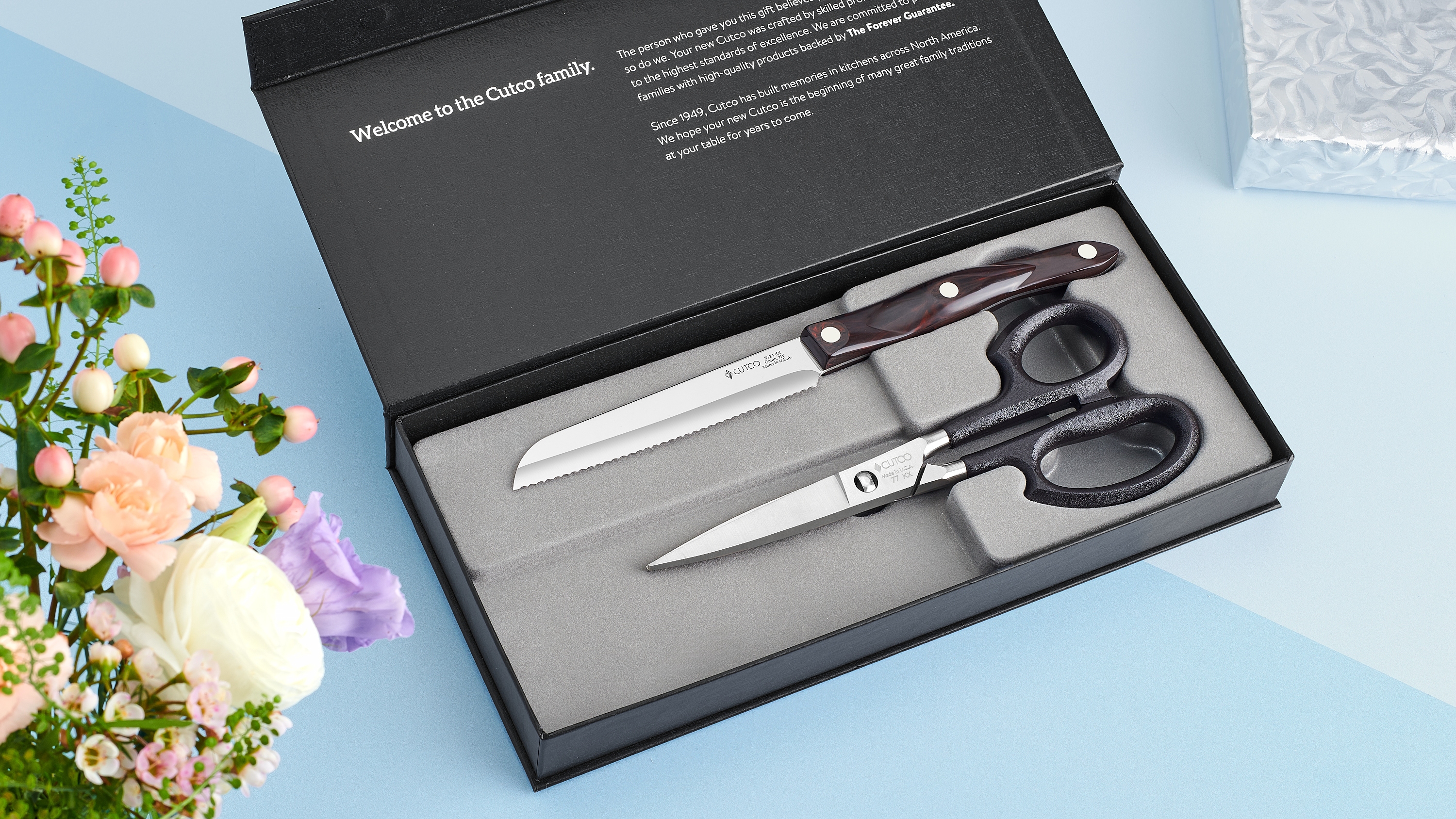 Santoku-Style Shear Utility Set | 2 Pieces | Gift-Boxed
