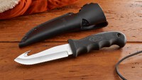 Gut Hook Hunting Knife (Double-D® Edge)