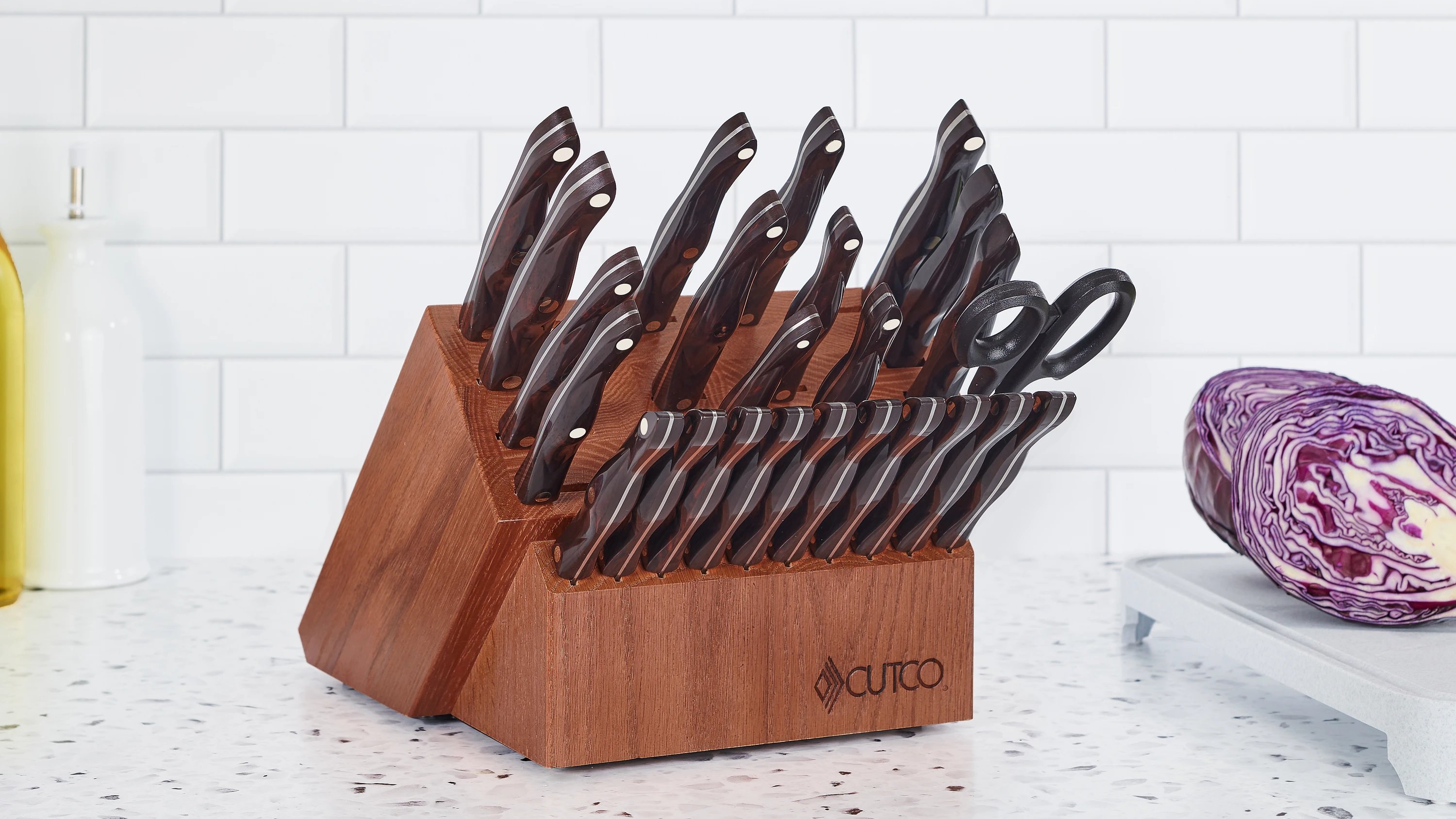 Santoku-Style Signature Set with Steak Knives with Block | 29