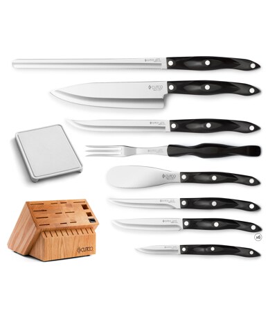 Galley + 6 Steak Knives with Signature Block Upgrade