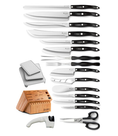 Signature Set with Steak Knives with Block 