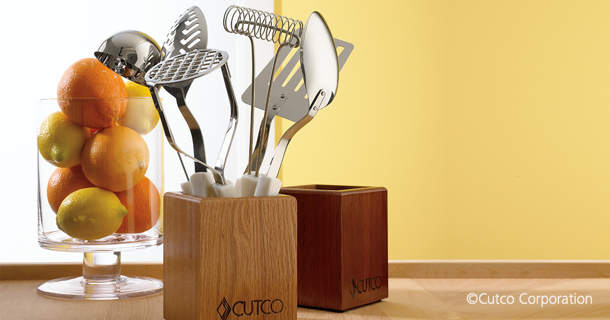 Kitchen Tool Holder Wood Utensil Storage By Cutco   Kitchen Tool Holder 