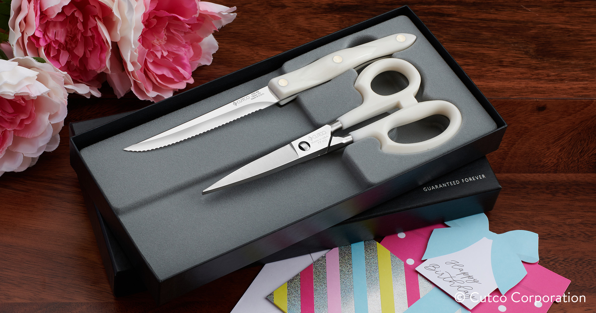 Shear Utility Set 2 Pieces GiftBoxed Knife Sets by Cutco