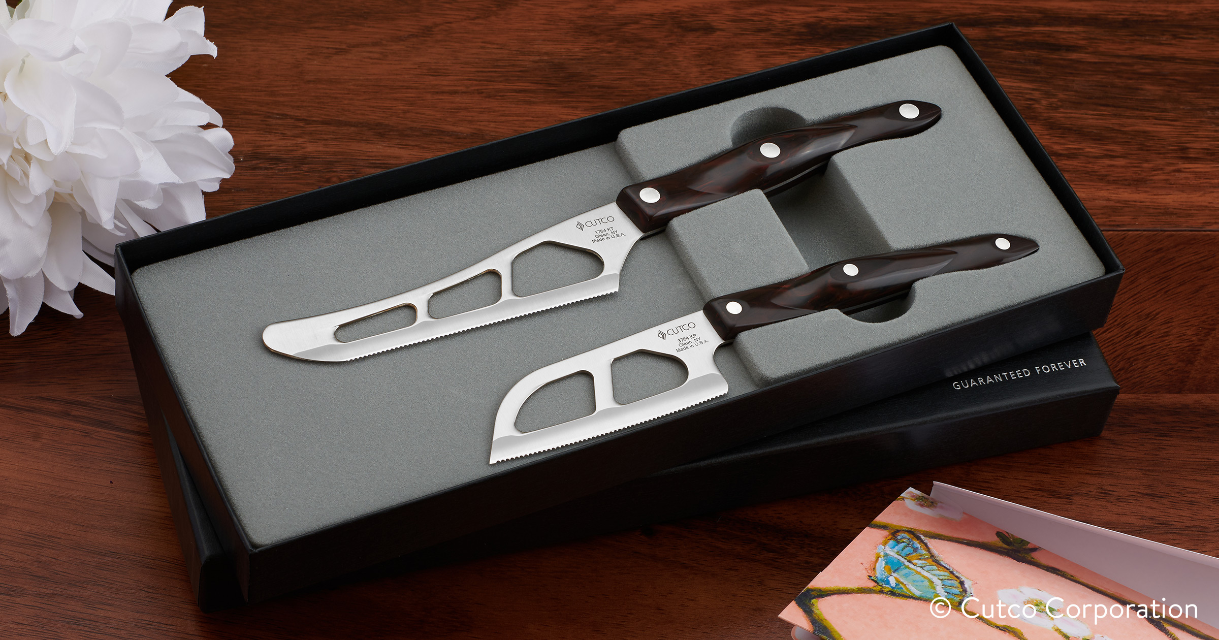 Cheese Knife Combo 2 Pieces GiftBoxed Knife Sets by Cutco