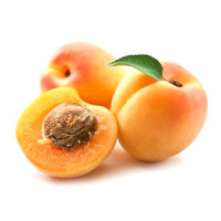 Peel and slice apricots