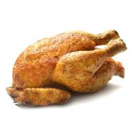 Carve chicken