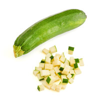 Dice zucchini