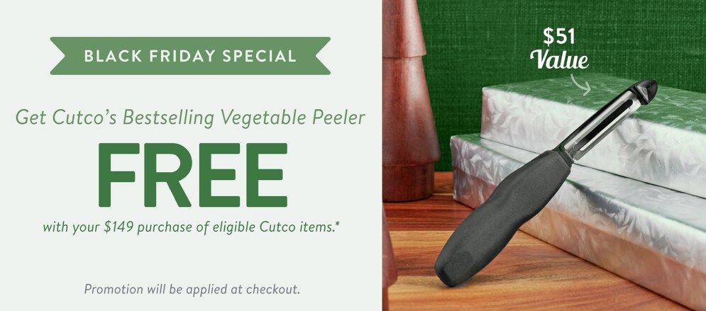 Cutco Vegetable Peeler Black BRAND NEW in packaging Retail $51 #1501 Ships  free