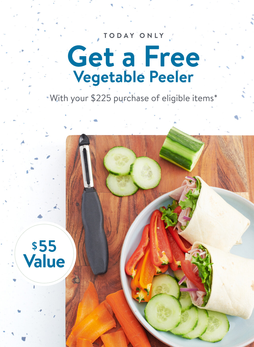 Free Medium Cutting Board With Your $225 Purchase of Eligible Items