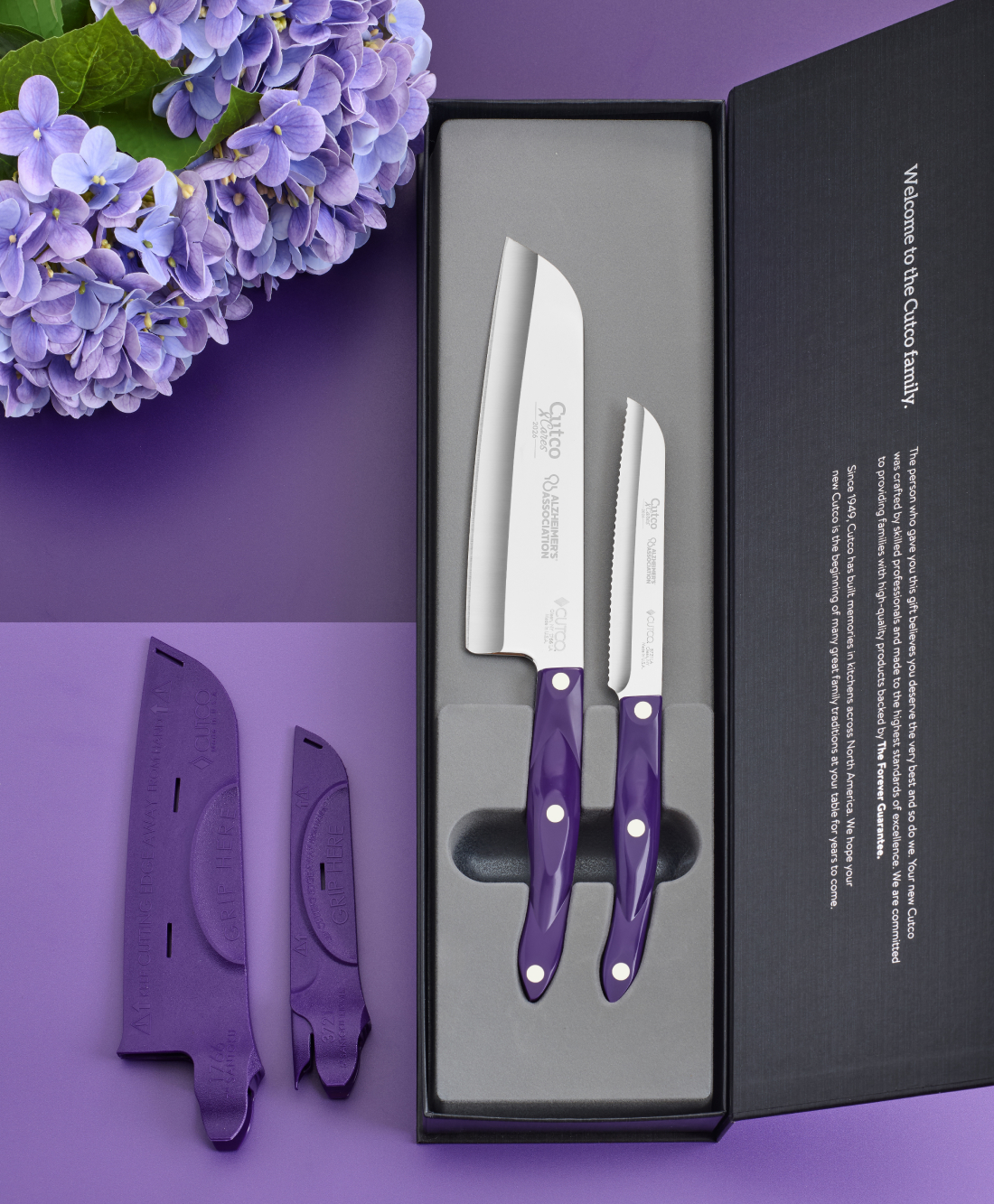 Purple Santoku-Style Cook&rsquo;s Combo